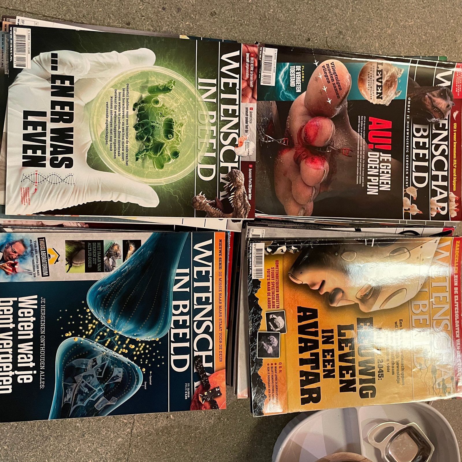 Heel veel jaargangen Tijdschrift Wetenschap in Beeld, Ophalen of Verzenden, Zo goed als nieuw, Wetenschap en Natuur
