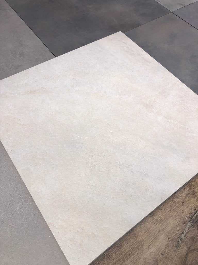 keramische terrastegels 80x80x2 cm 1 ste lichte kleur actie, Keramiek, Nieuw, Ophalen of Verzenden, 10 m² of meer