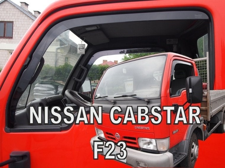 Nissan Cabstar zijwindschermen donker getint raamspoilers, Auto diversen, Auto-accessoires, Ophalen of Verzenden, Nieuw