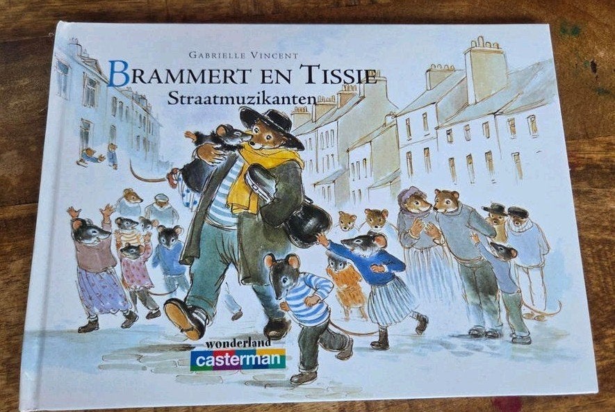 Brammert en Tissie: Straatmuzikanten - Kinderboek, Boeken, Ophalen of Verzenden, Zo goed als nieuw, Gabrielle Vincent, 3 tot 4 jaar