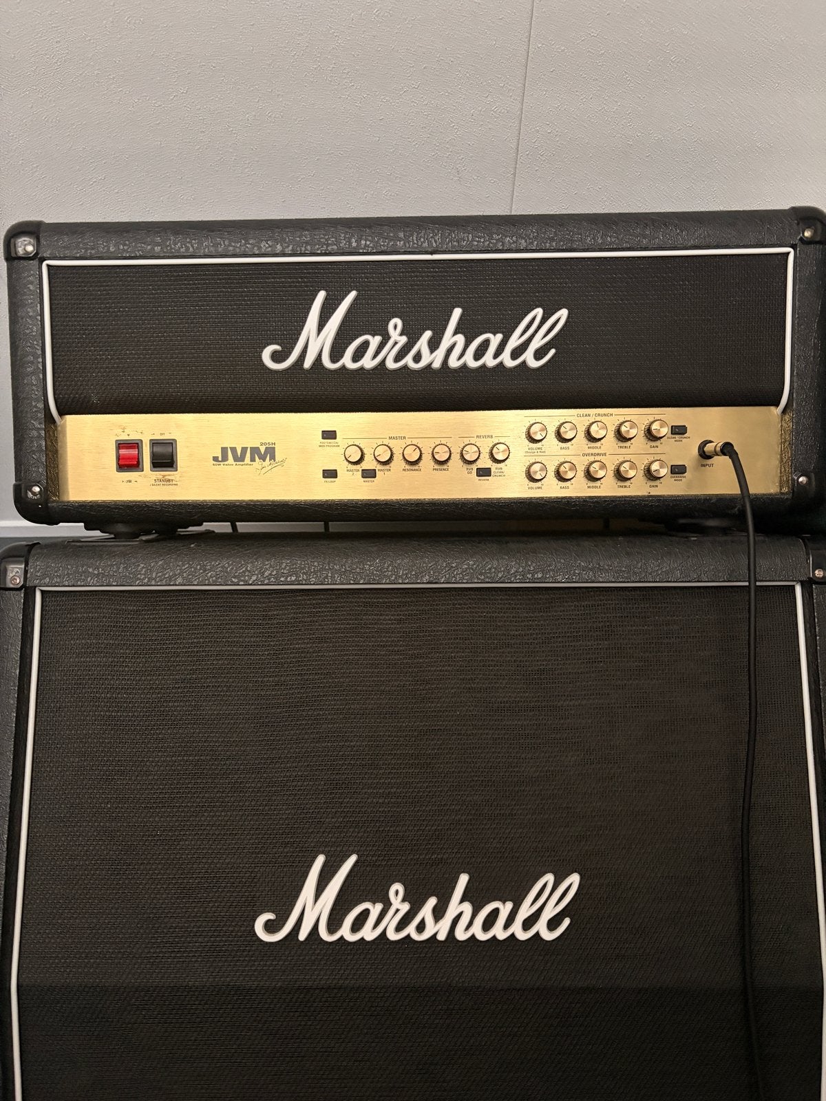 Marshall JVM 205h gitaarversterker top - 50 watt, Muziek en Instrumenten, Ophalen, Gebruikt, Gitaar, 50 tot 100 watt