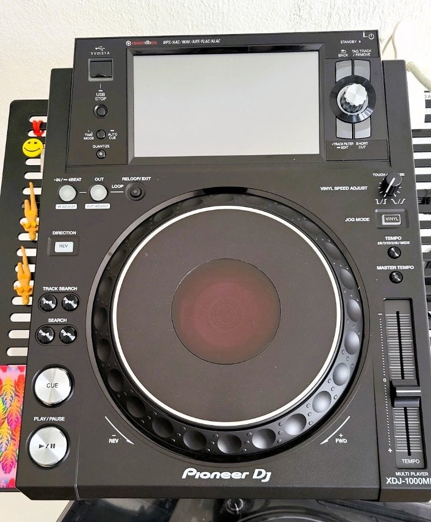 Pioneer XDJ 1000MK2 + Decksaver (augustus 2024), Muziek en Instrumenten, Dj-sets en Draaitafels, Ophalen of Verzenden, Zo goed als nieuw