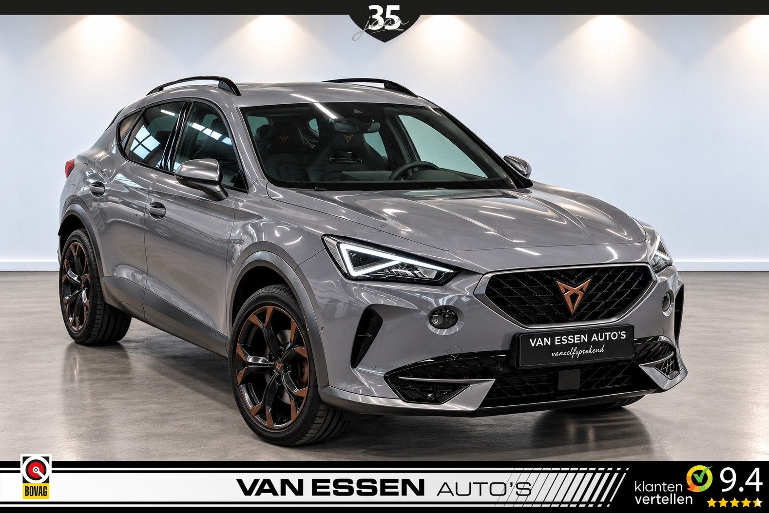 CUPRA Formentor 1.4 e-Hybrid VZ Copper Edition WORD VERWACHT, Gebruikt, 4 cilinders, Formentor, Leder