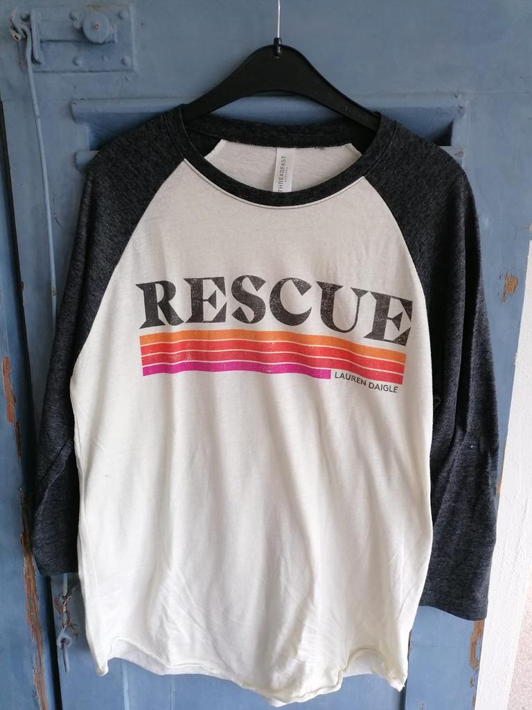 Lauren Daigle Rescue T-shirt Maat S, Wit, Ophalen of Verzenden, Zo goed als nieuw, Lange mouw