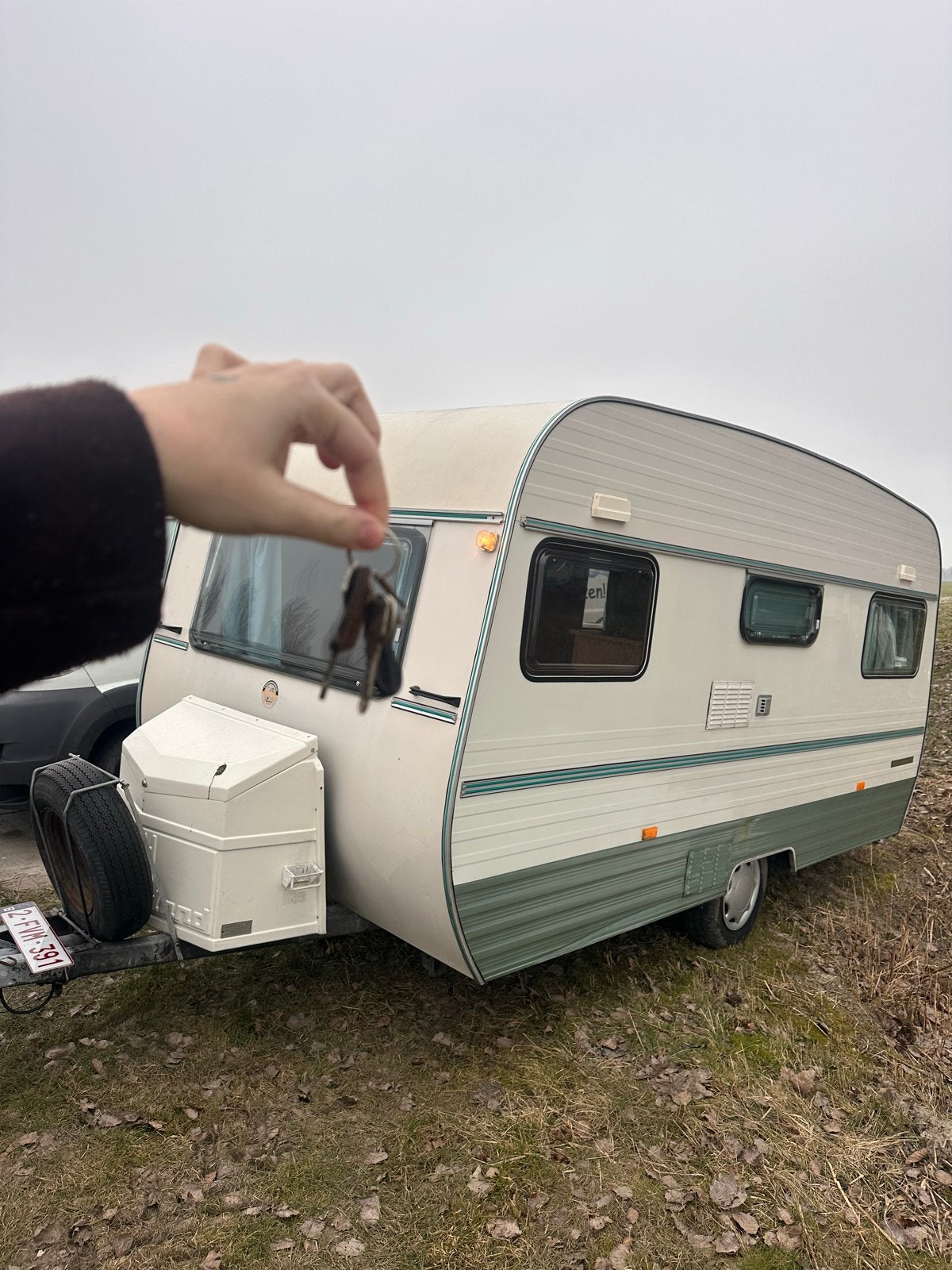 Vintage Münsterland 420 caravan opknapper, Caravans en Kamperen, Caravans, Particulier, 4 tot 5 meter, LMC en Münsterland, Openslaande ramen