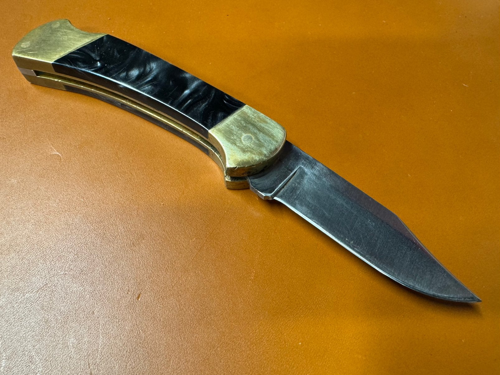 Buck 112 mes zakmes knife 1980 - 1981, Ophalen of Verzenden, Gebruikt