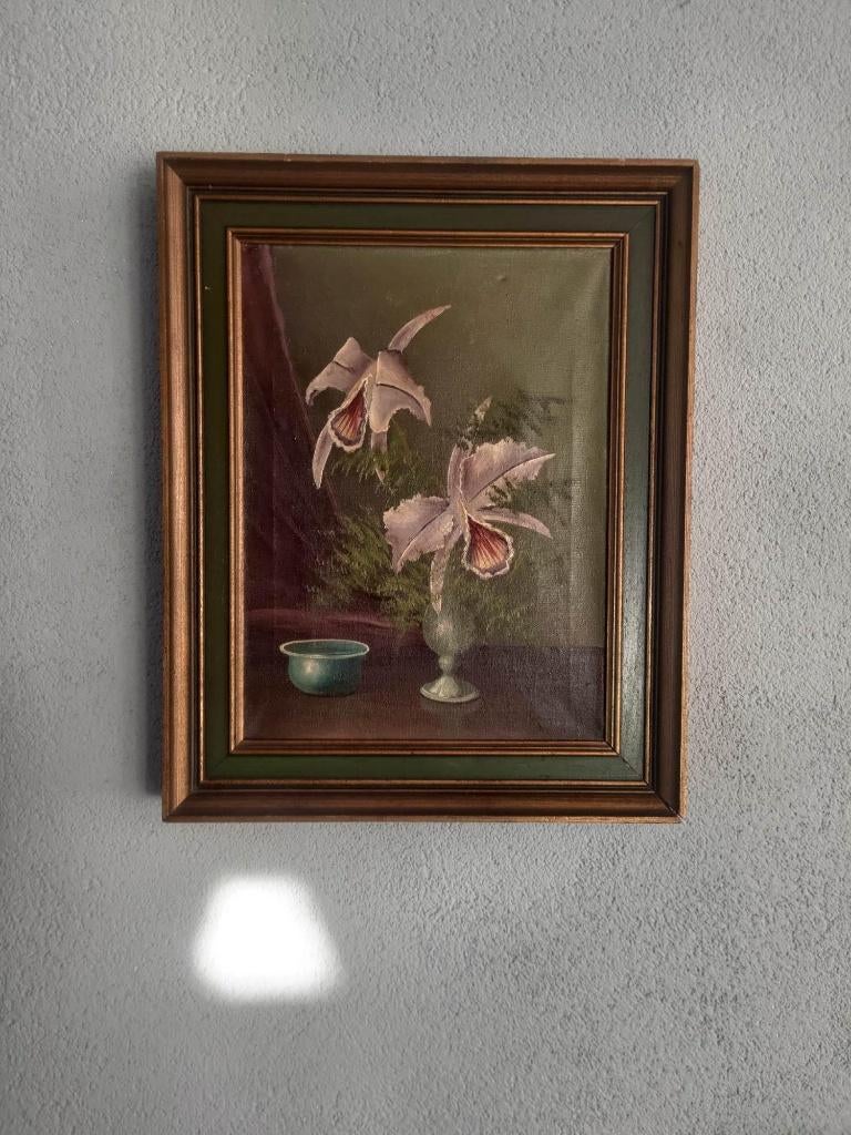 Schilderij Orchidee Roel Wildeboer (1902-1989), Ophalen