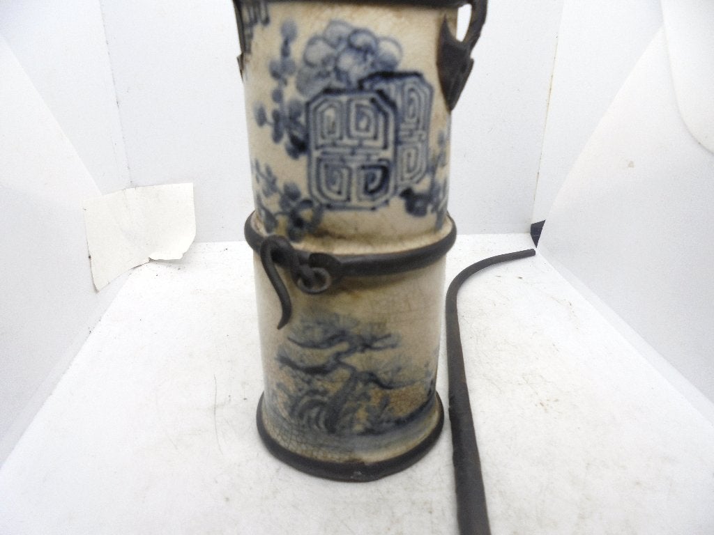 chinees porselein opiumbrander guanxu, Ophalen of Verzenden