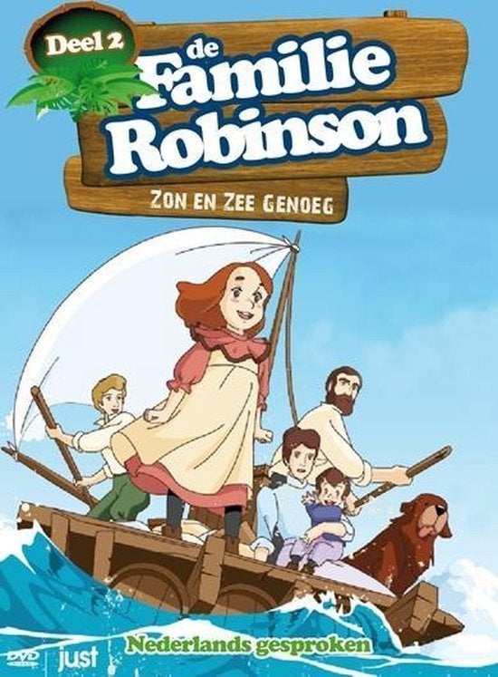 DVD De Familie Robinson - Deel 2: Zon En Zee Genoeg, Avontuur, Alle leeftijden, Tv-serie, Zo goed als nieuw