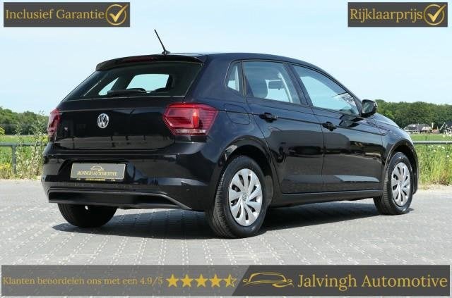 Volkswagen Polo 1.0 MPI Comfortline|1e eig|Cruise control|Ai, Auto's, Stof, Zwart, Origineel Nederlands, Bedrijf