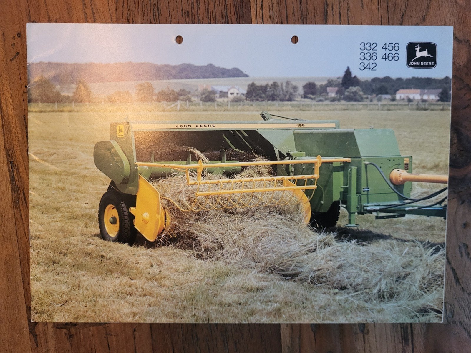 tractor folder John Deere 332 336 342 456 466 balenpers, Ophalen of Verzenden, Zo goed als nieuw