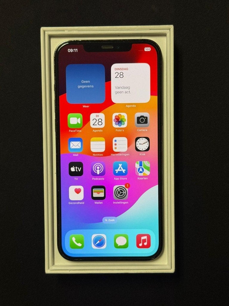 iPhone 12 Pro Max 128GB, Telecommunicatie, Mobiele telefoons | Apple iPhone, 128 GB, Zo goed als nieuw, Zonder simlock, Grijs
