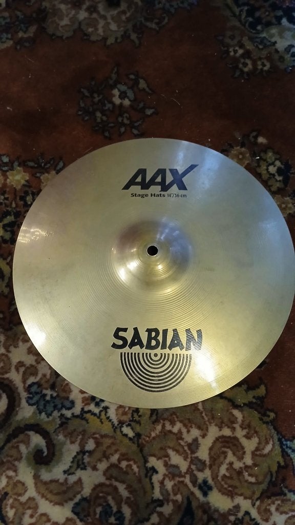 Sabian AAX Stage Hats 14", Ophalen, Gebruikt