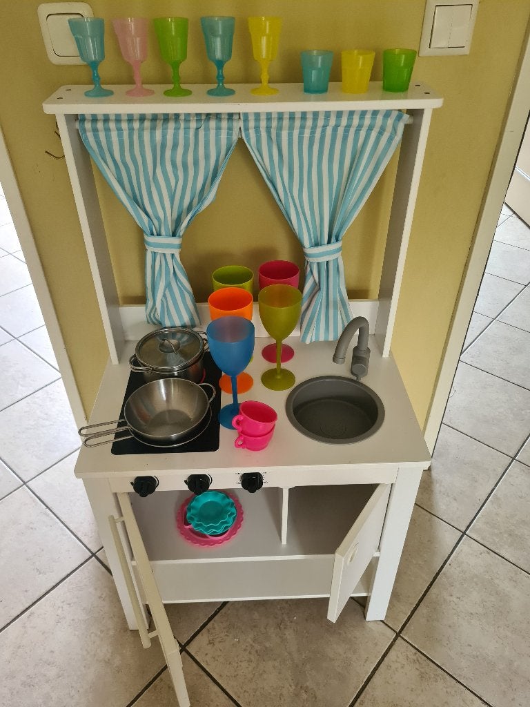 Houten IKEA speelkeuken met accessoires, Ophalen, Gebruikt, Hout, Speelkeuken