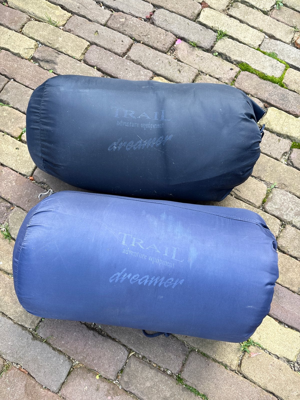 2x eenpersoons slaapzakken - Ideaal voor camping, Caravans en Kamperen, Ophalen of Verzenden, Gebruikt