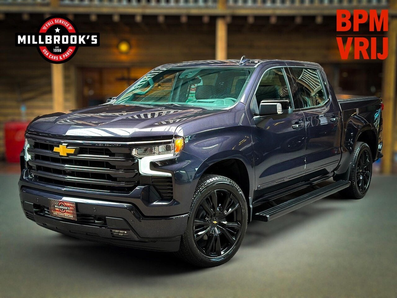 Chevrolet Silverado USA High Country Black Edition 6.2 V8 42, Automaat, Automatische klimaatregeling, 8 cilinders, Blauw