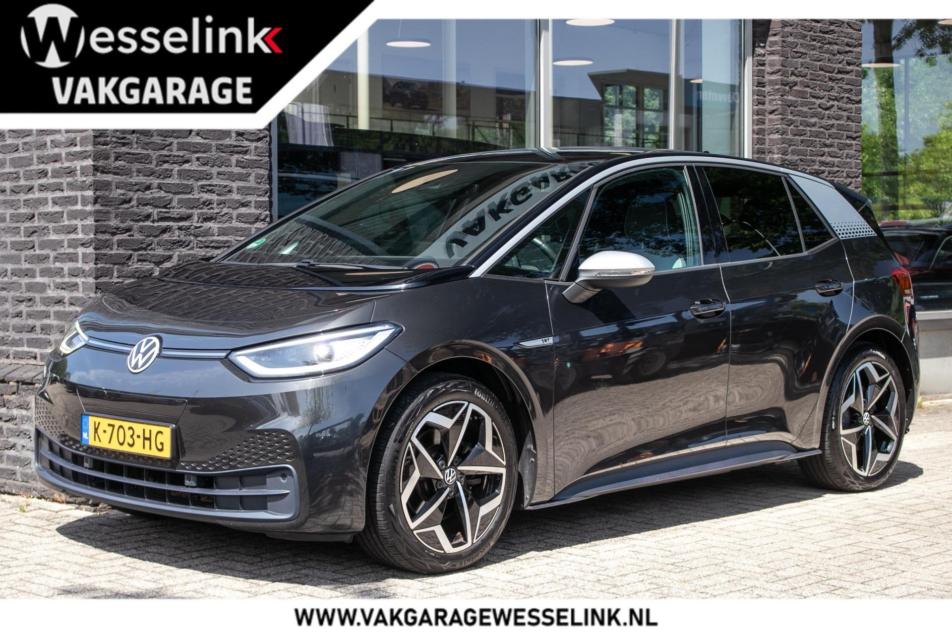 Volkswagen ID.3 First Plus 58 kWh | Fase 3 | Camera | 19" LM, Auto's, Volkswagen, Gebruikt, Zwart, ID.3, Zilver of Grijs