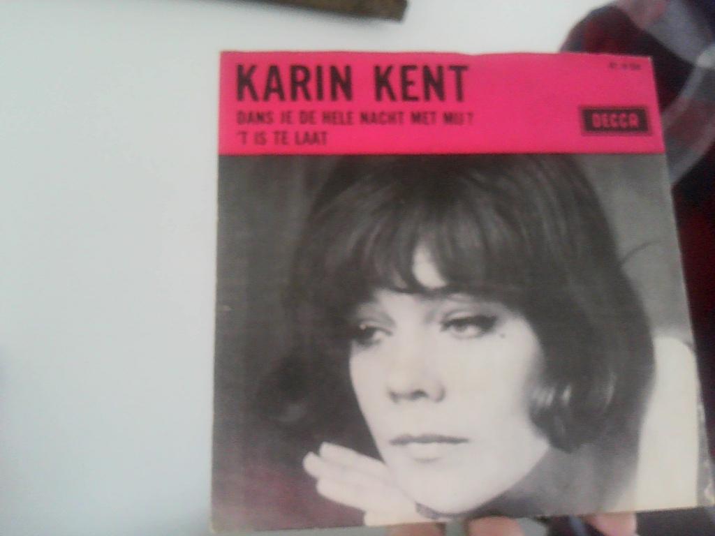 karin kent jukebox single dans je de hele nacht met mij j 60, Verzenden, Zo goed als nieuw, Nederlandstalig