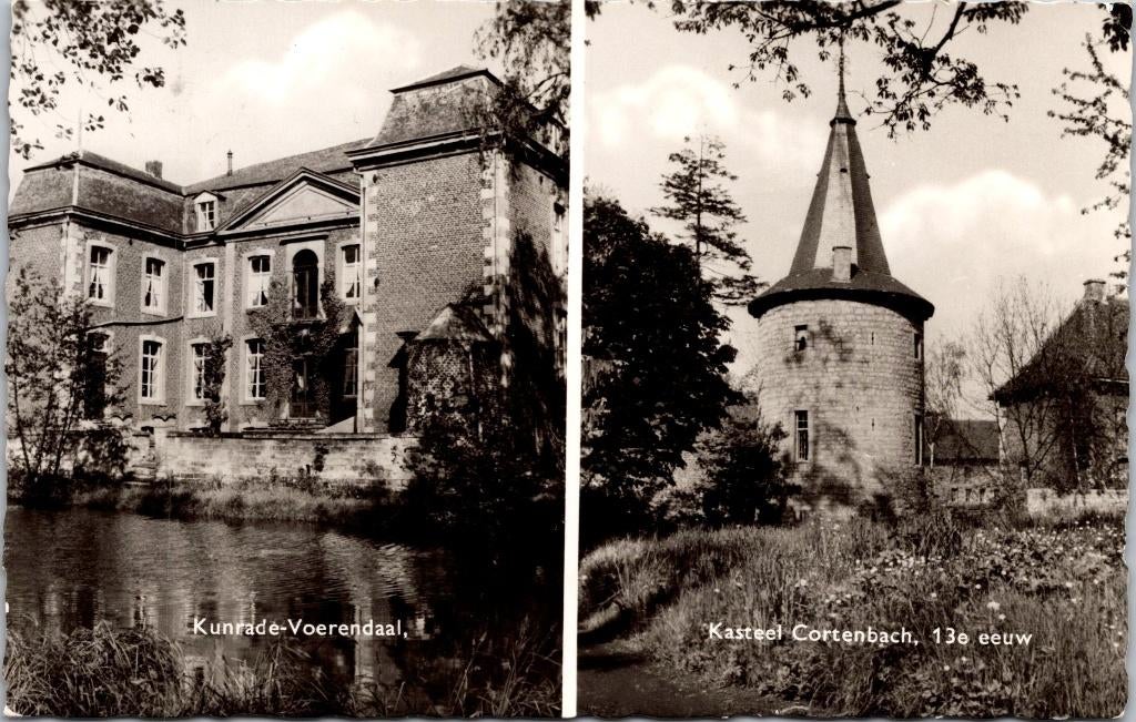 Kunrade Voerendaal - Kasteel Cortenbach (1961), Verzenden, 1960 tot 1980, Gelopen, Limburg