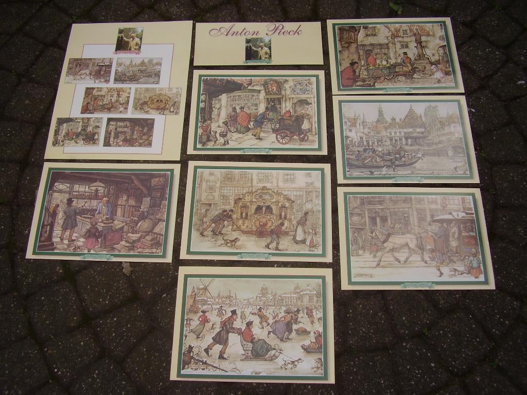 Anton Pieck prenten., Ophalen of Verzenden, Voor 1940, Overige onderwerpen