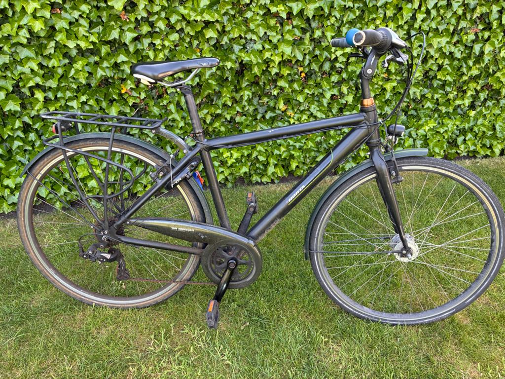 Norta herenfiets 8 - 14 jaar, Fietsen en Brommers, Fietsen | Heren | Herenfietsen, Gebruikt, Velgrem, Versnellingen, 53 tot 57 cm