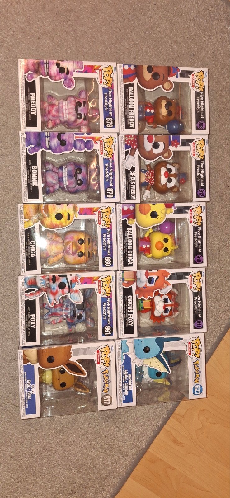 Verschillende funko pops (Veel FNAF), Ophalen of Verzenden, Zo goed als nieuw