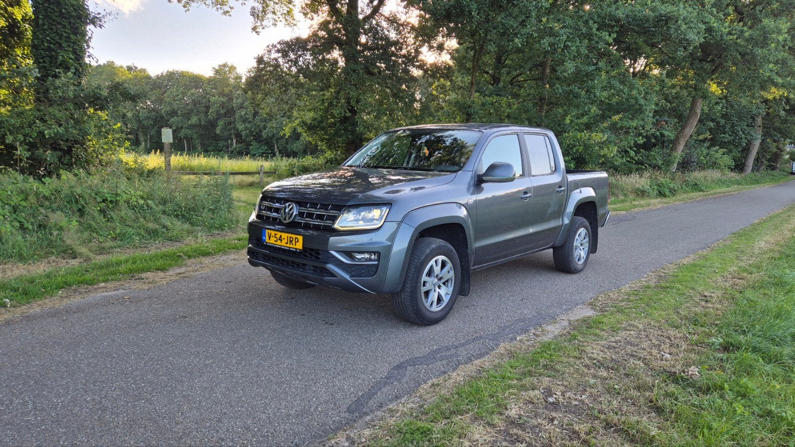 Volkswagen Amarok v6 3.0 tdi/automaat/ grijs/3500kg, Auto's, Automaat, Euro 6, Leder, Diesel