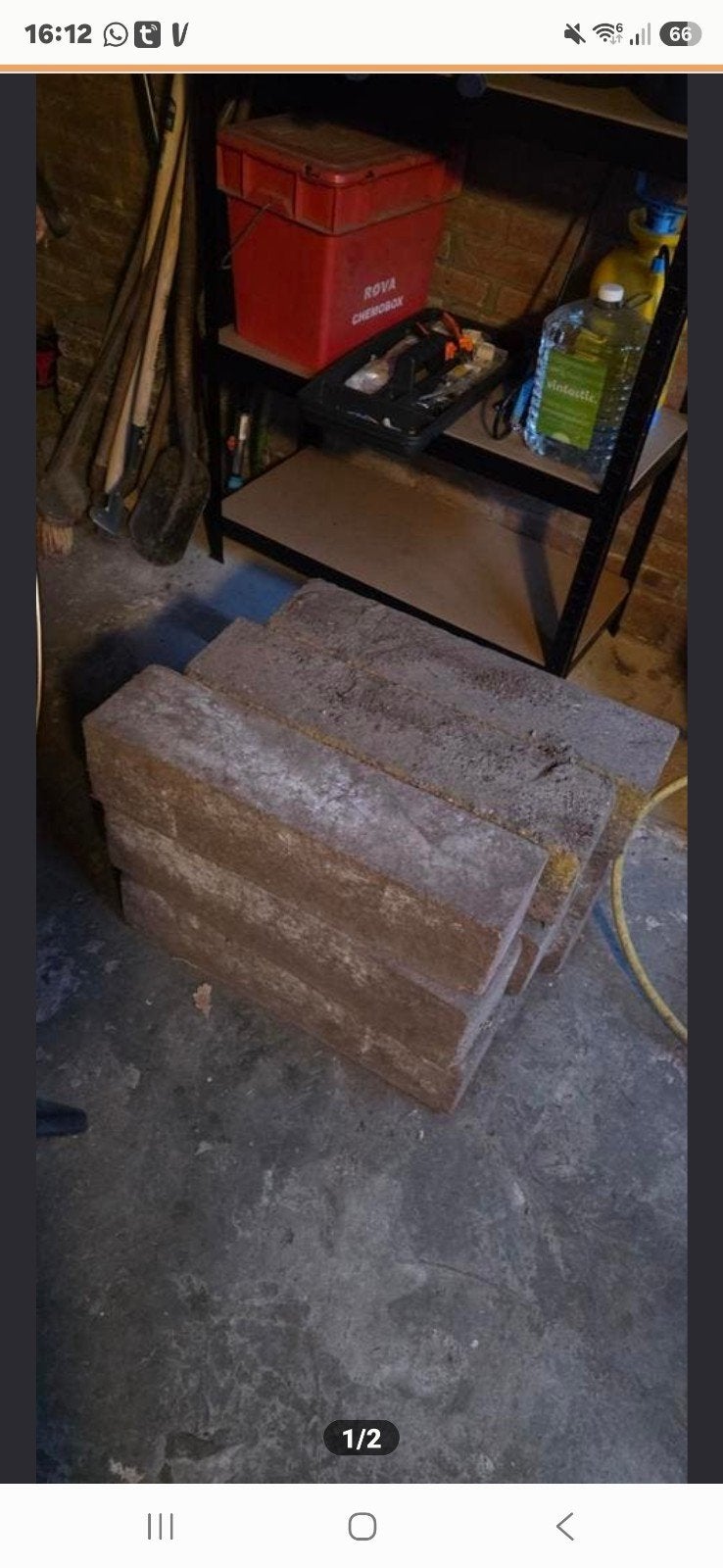 Dikke stenen, Ophalen, Gebruikt, Overige typen