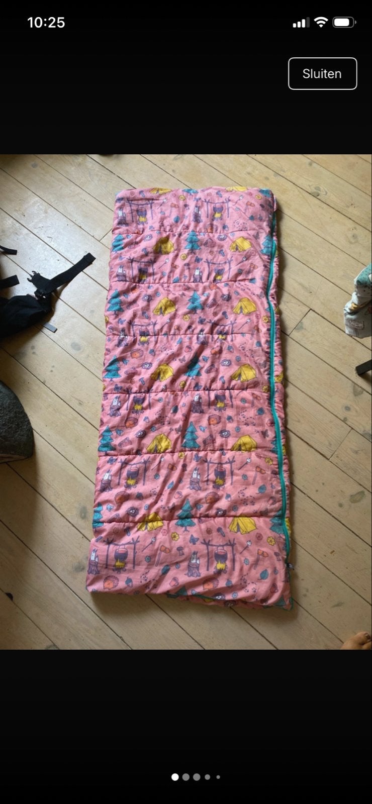 Slaapzakken (2 stuks) - 4 jaar oud, katoen, 160x70cm, Caravans en Kamperen, Slaapzakken, Ophalen of Verzenden, Gebruikt