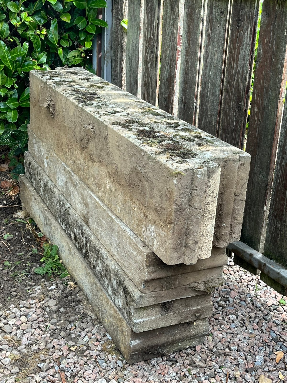 Zware betonbanden 10x20x100 cm, 5 st. Gratis!, Tuin en Terras, Ophalen, 100 tot 200 cm, Overige typen, Zo goed als nieuw