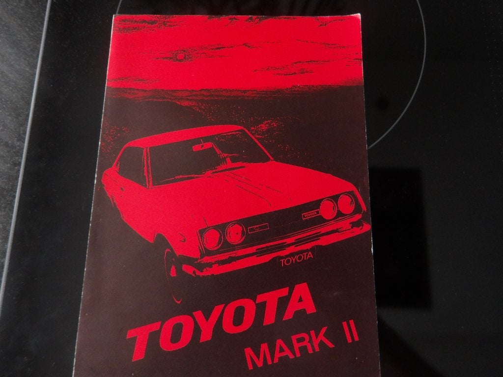Zeldzame Toyota Mark II Brochure, Ophalen of Verzenden