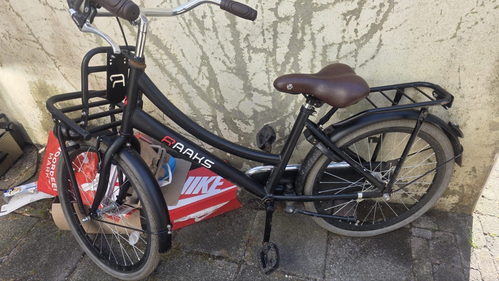Zwarte kinder fiets 24 inch, Ophalen of Verzenden, Gebruikt, 20 inch of meer