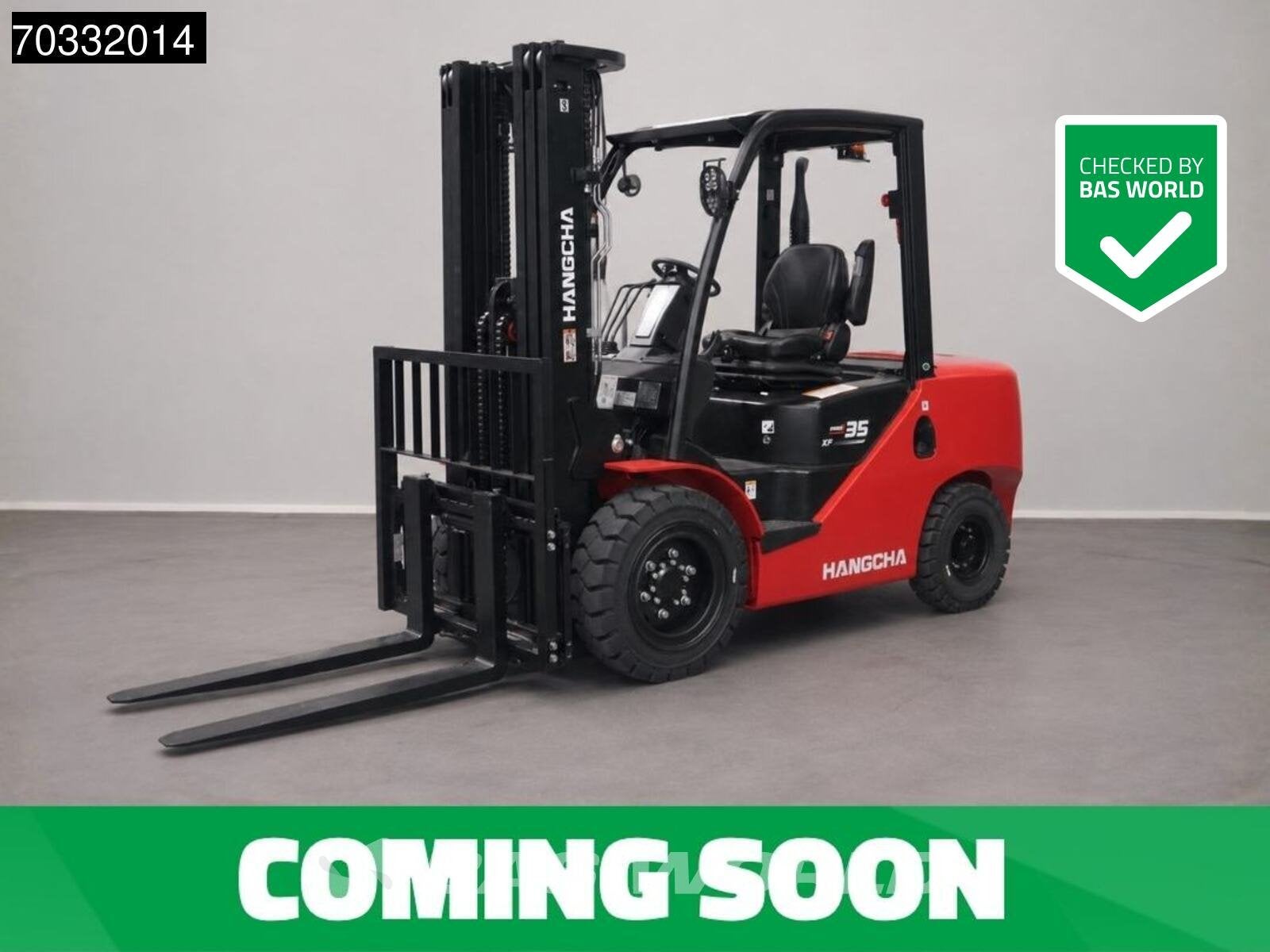 Hangcha CPCD35 FACTORY WARRANTY – KUBOTA ENGINE - CE, Diesel, Heftruck, Hangcha