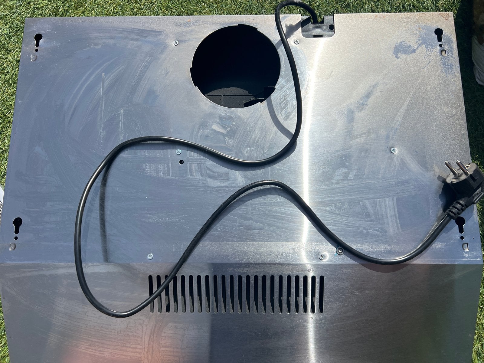 Afzuigkap KTF-2260 - RVS met verlichting, Ophalen, Gebruikt, Minder dan 200 m³ per uur, Onderbouw afzuigkap