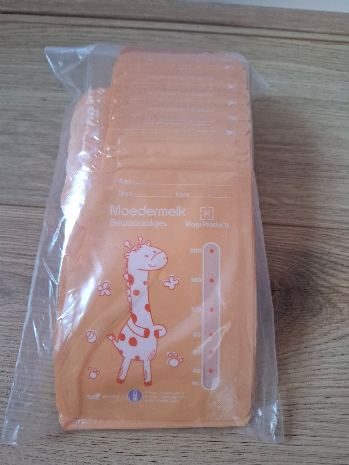 Mogi Products | moedermelk bewaarzakjes | 52 st. | BPA-vrij, Overige merken, Bewaarbakje, Nieuw, Ophalen of Verzenden