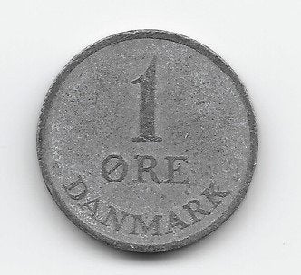Denemarken 1 øre 1965 KM# 839.2, Verzenden, Overige landen, Losse munt