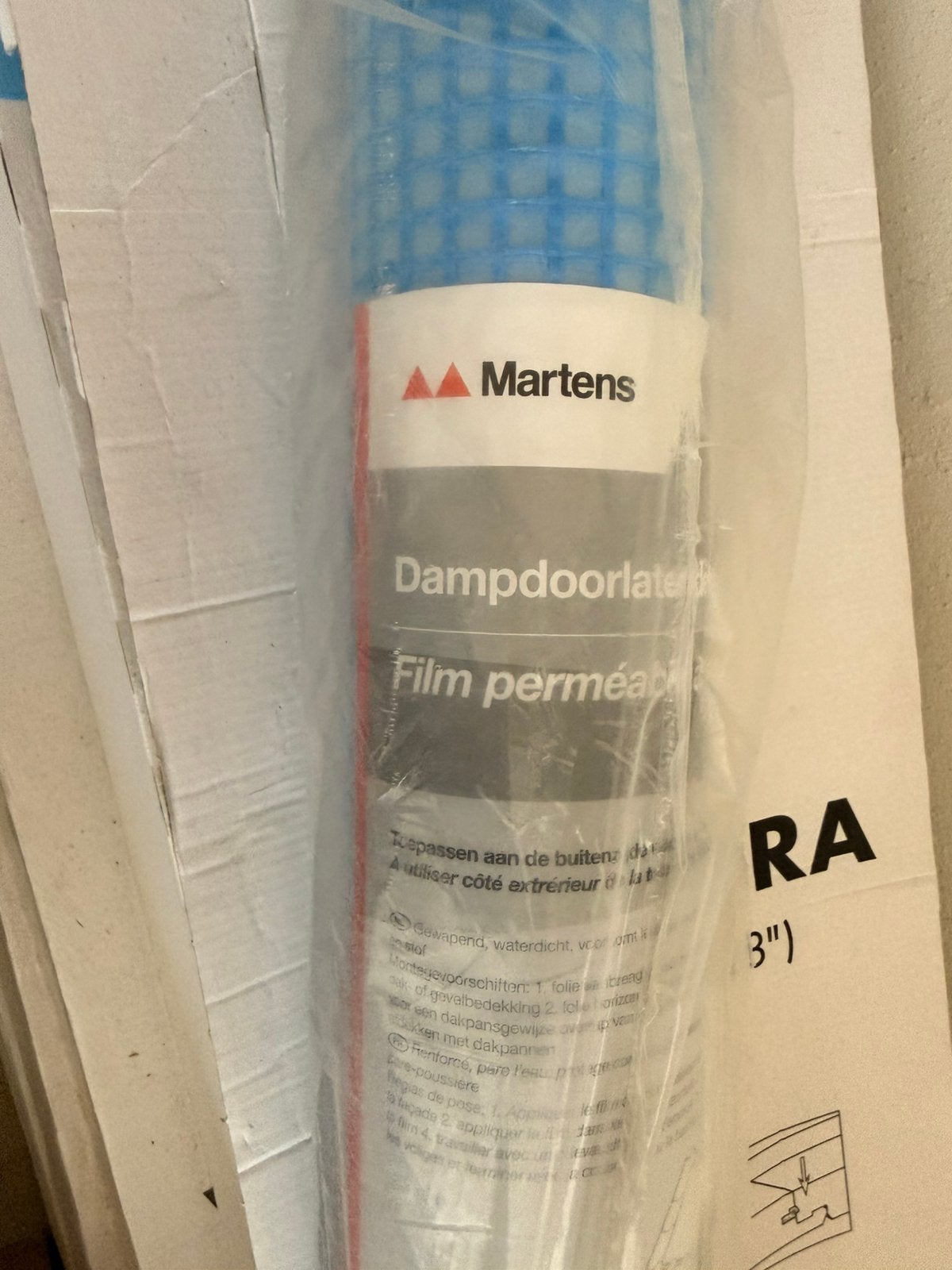Nieuwe rollen 1x Damp doorlatende + 1x dampwerende folie, Ophalen, Nieuw, 15 m² of meer, Folie