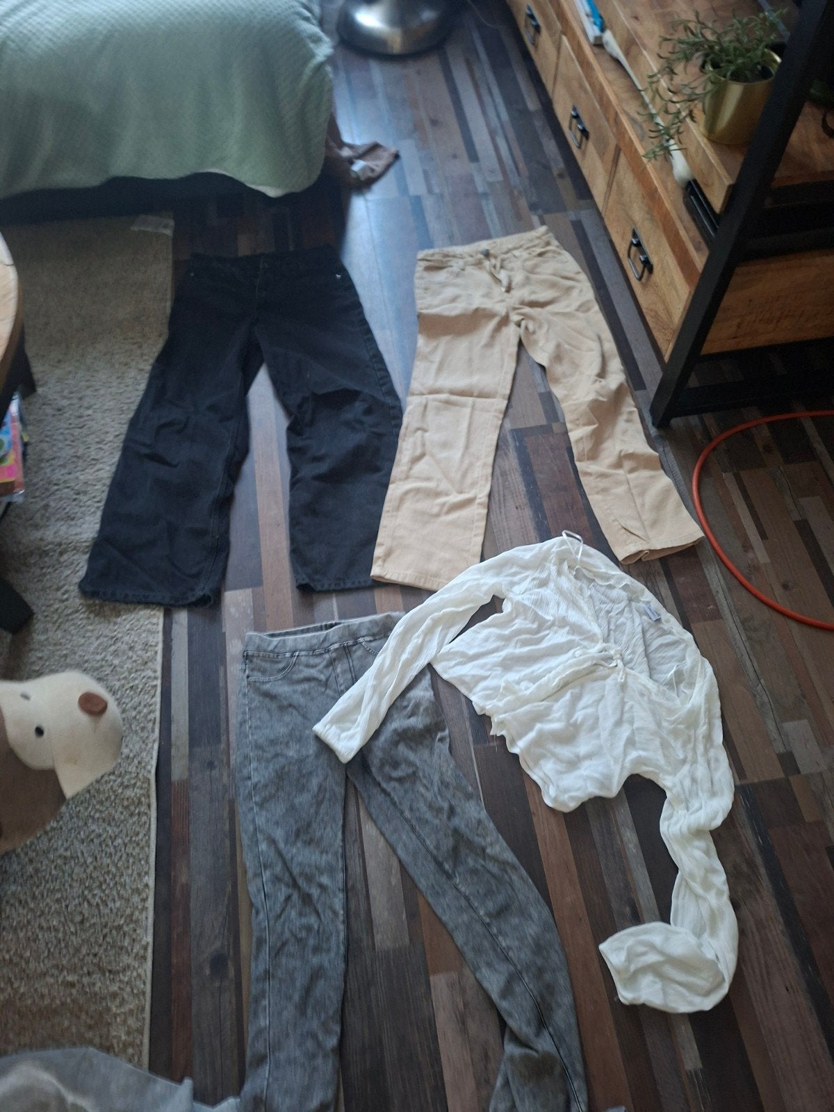 20 dlg net  meisjes kleding pakket mt 152, Kort, Zwart, Ophalen of Verzenden, Zo goed als nieuw