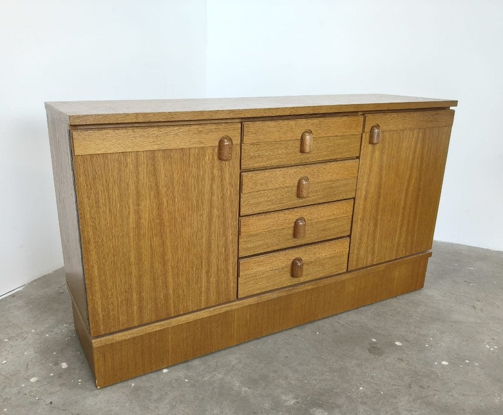 Deens design eiken kast, Ophalen of Verzenden, Onbekend, Onbekend, 25 tot 50 cm