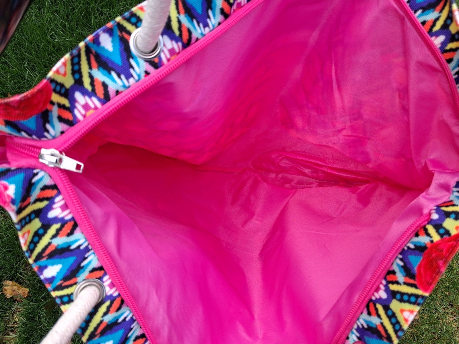 Beachbag Hippie VW busje Aqualicous, Verandert naar Vaia, Verzenden, Shopper, Nieuw
