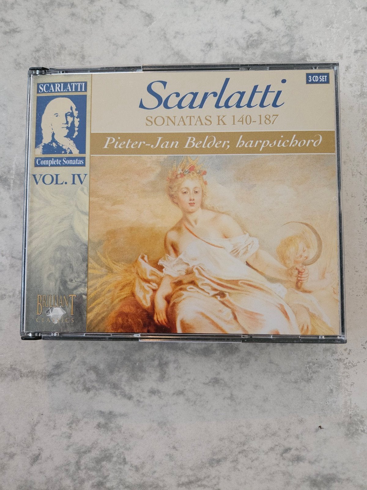 Domenico Scarlatti - Sonatas Vol. IV (3 CD Box) - Pieter-Jan, Cd's en Dvd's, Ophalen of Verzenden, Barok, Gebruikt, Overige typen