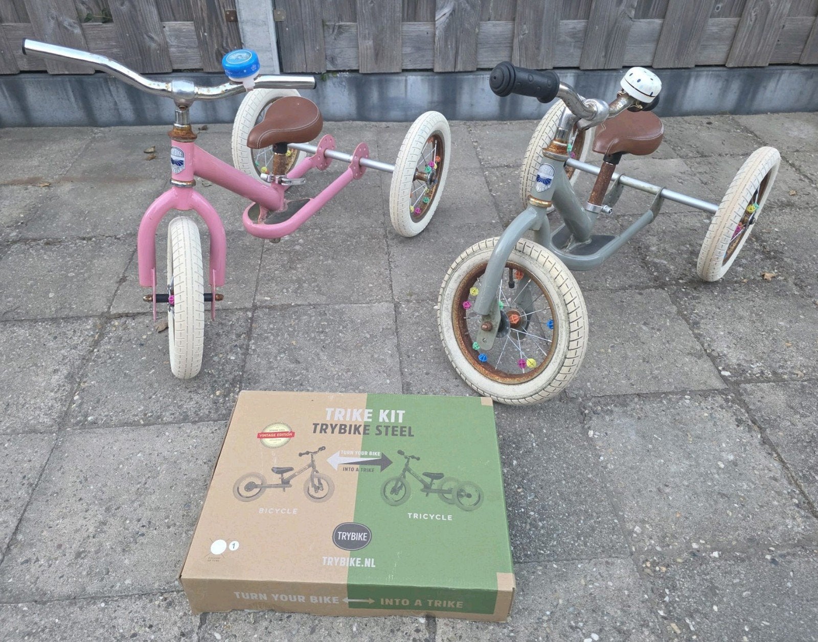 2x Trybike steel, driewieler, fiets, wiel, Ophalen, Gebruikt, Trybike