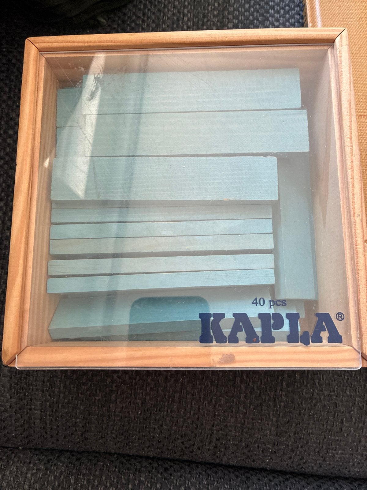 Kapla blokjes (40 stuks) met 2 voorbeeld boekjes, Ophalen, Gebruikt, Overige merken