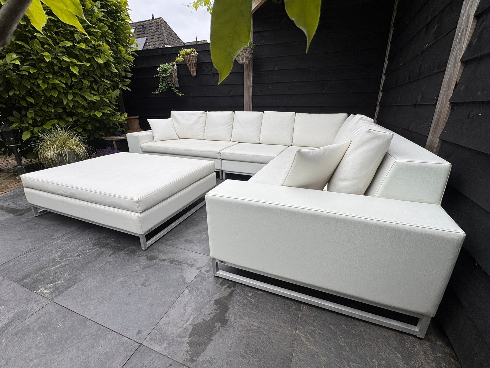 Manutti Zendo Loungeset Tuinset, Ophalen, Zo goed als nieuw, Wicker, Hocker