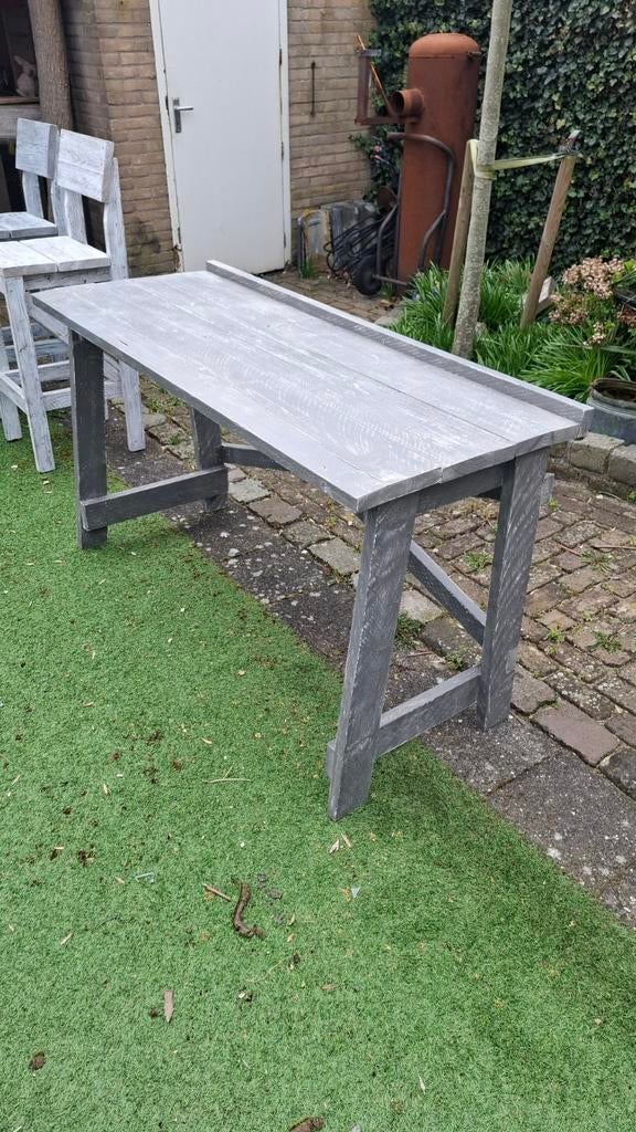 Steigerhouten bureau,werkbanken,plantentafel, Huis en Inrichting, Bureaus, Ophalen, Gebruikt, Hout