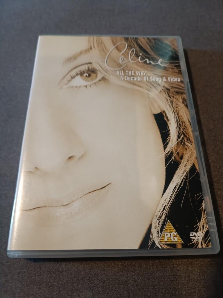 Celine Dion all the way - dvd, Alle leeftijden, Ophalen of Verzenden, Zo goed als nieuw