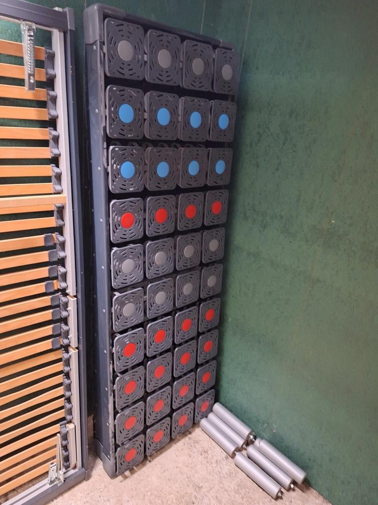 Lattenbodem 70 x 200 met pootjes bedbodem, Ophalen, Gebruikt, Bedbodem, 200 cm
