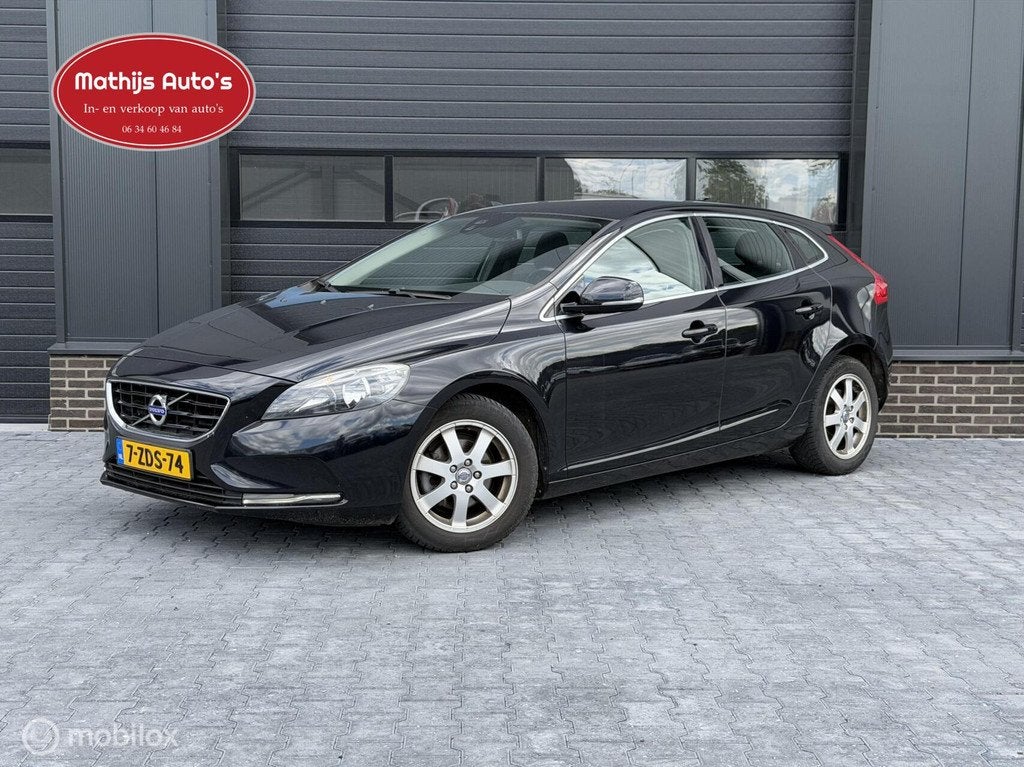 Volvo V40 1.6 D2 Kinetic Business nette staat!, Voorwielaandrijving, Euro 6, 4 cilinders, Zwart