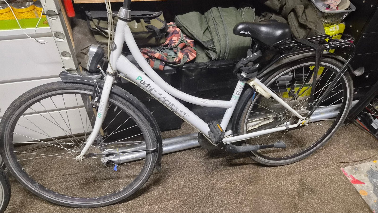 Dames fiets, Fietsen en Brommers, Fietsen | Dames | Damesfietsen, Gebruikt, Velgrem, Versnellingen, Ophalen
