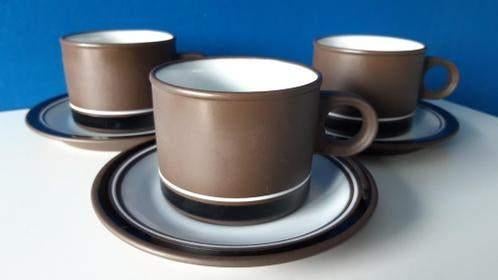Vintage Hornsea Contrast/kop en schotels & bowl, Huis en Inrichting, Keuken | Servies, Gebruikt, Kop(pen) en/of Schotel(s), Overige stijlen